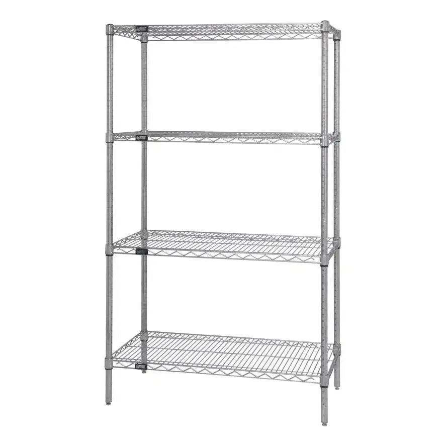 24" x 42" Chrome Wire Shelving Unit