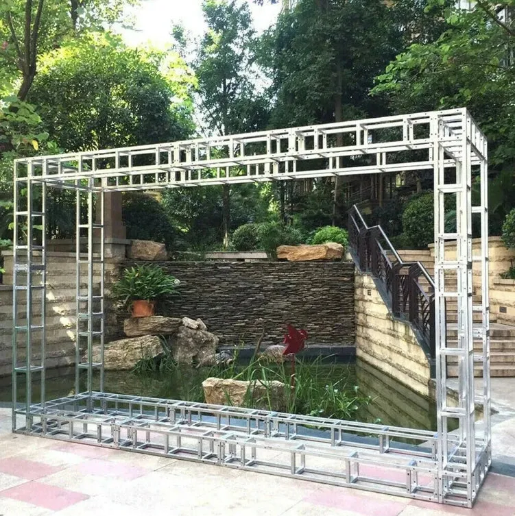 3 Piece Square Truss Tower For Stage Dj Lighting / Set