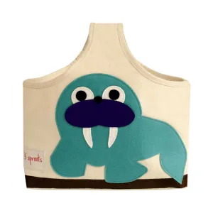 3 Sprouts Blue Walrus Storage Caddy