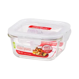500ml LocknLock Euro Glass Square Container LLG214