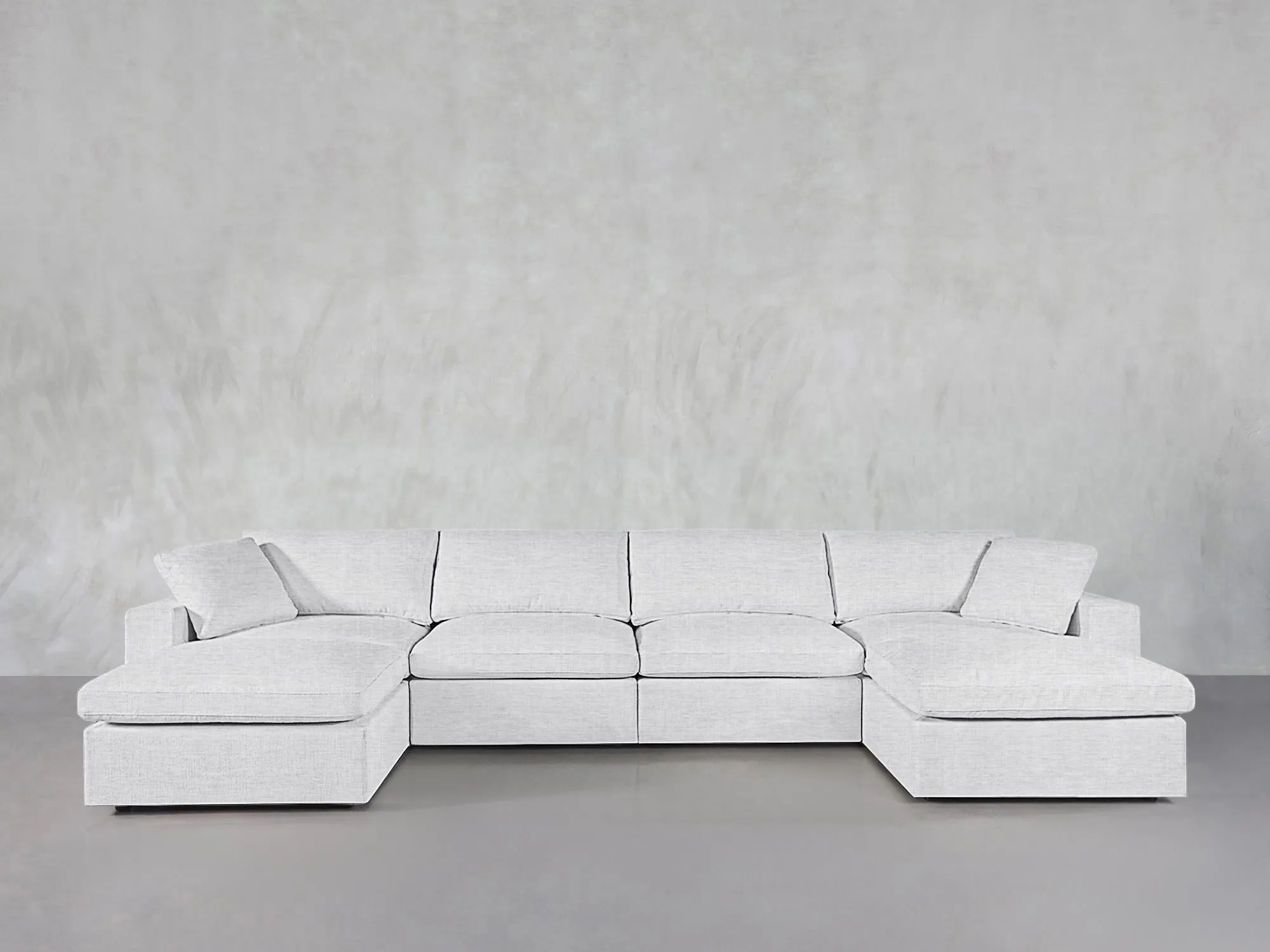 7th Avenue 6-Seat Modular Double Chaise Sectional by Couch.com