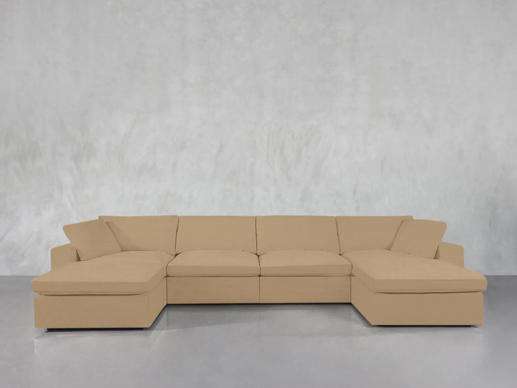 7th Avenue 6-Seat Modular Double Chaise Sectional by Couch.com