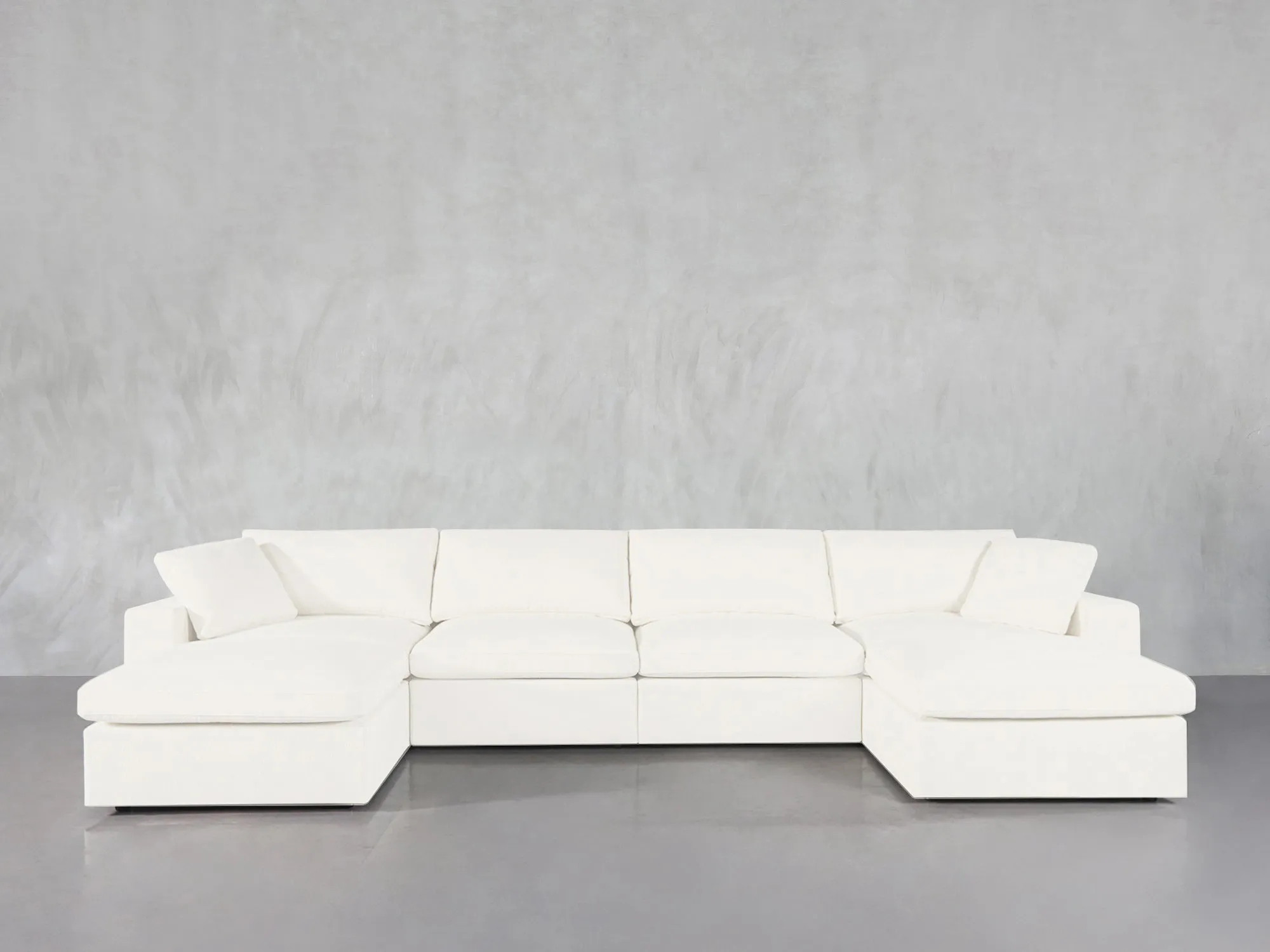 7th Avenue 6-Seat Modular Double Chaise Sectional by Couch.com
