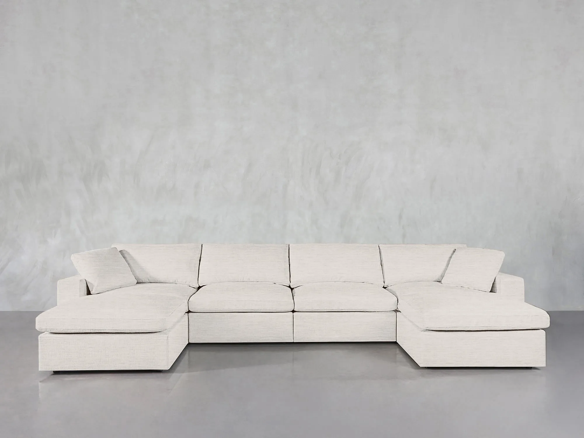 7th Avenue 6-Seat Modular Double Chaise Sectional by Couch.com