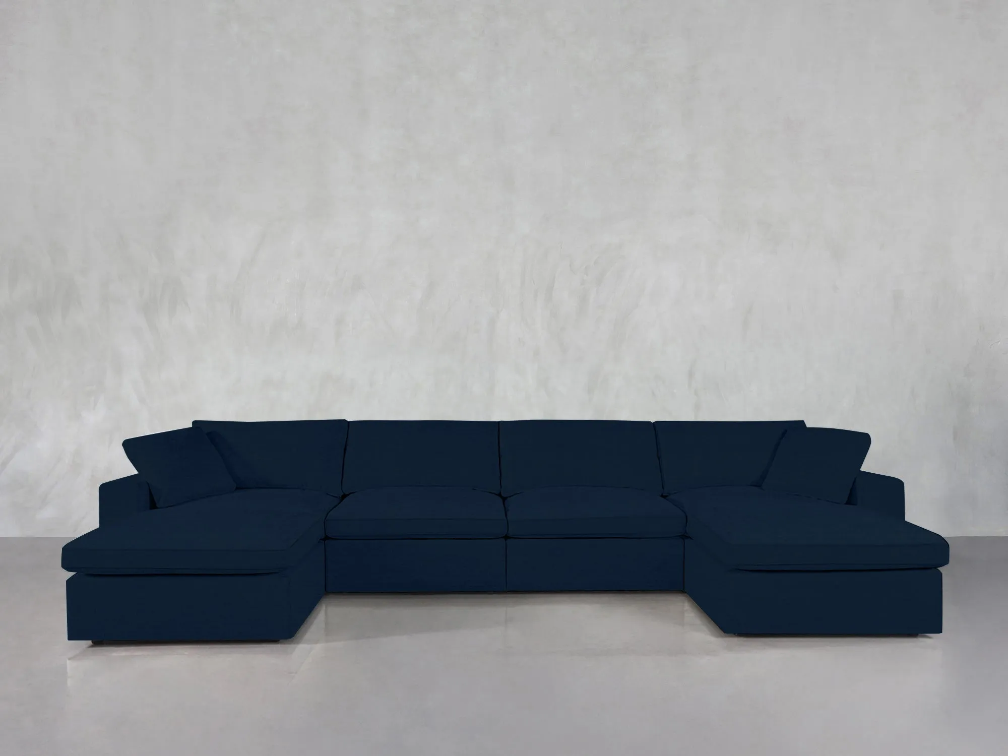 7th Avenue 6-Seat Modular Double Chaise Sectional by Couch.com