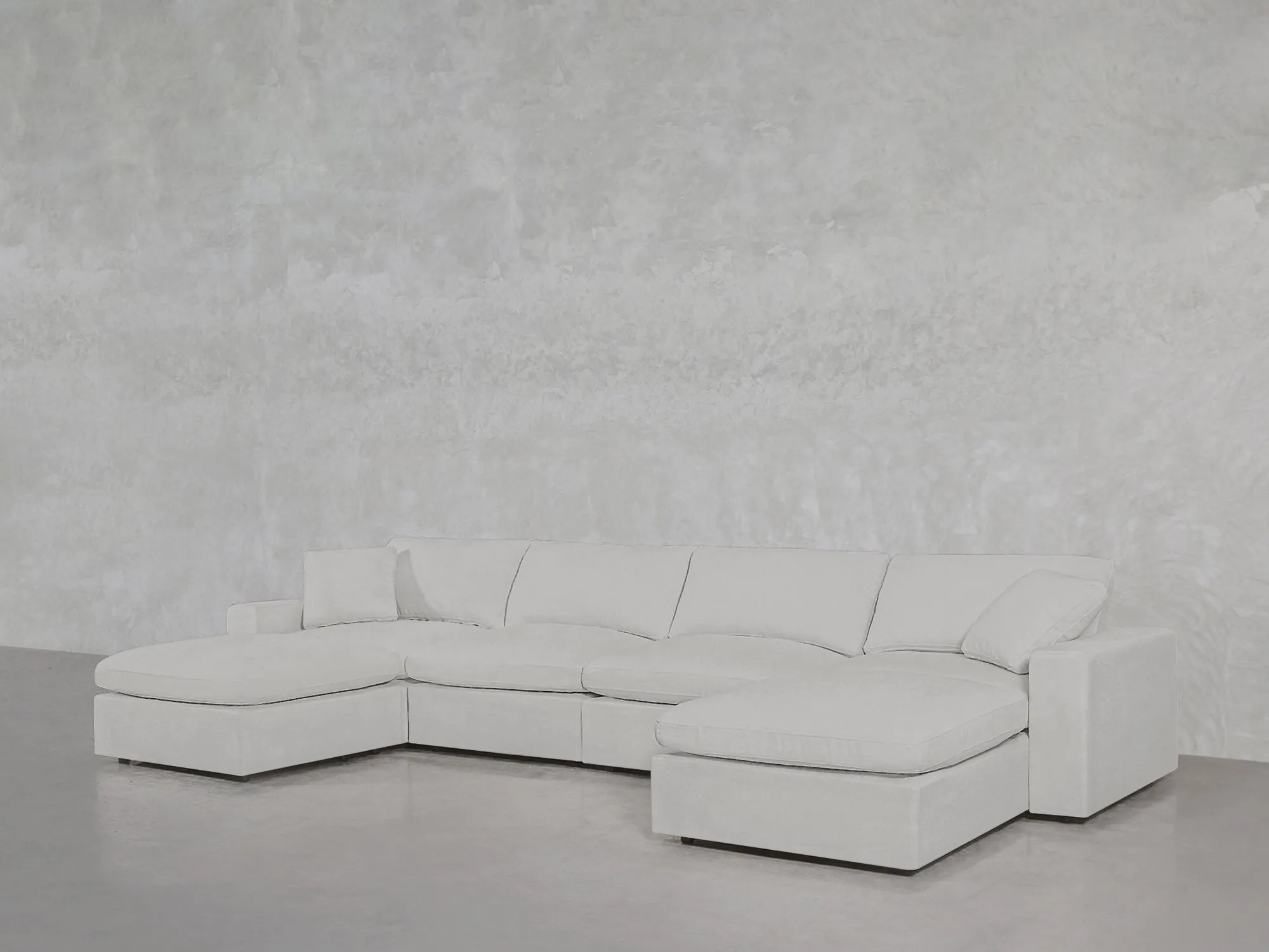 7th Avenue 6-Seat Modular Double Chaise Sectional by Couch.com
