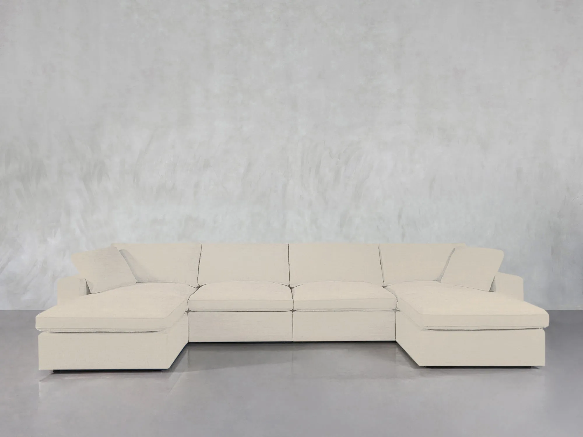 7th Avenue 6-Seat Modular Double Chaise Sectional by Couch.com