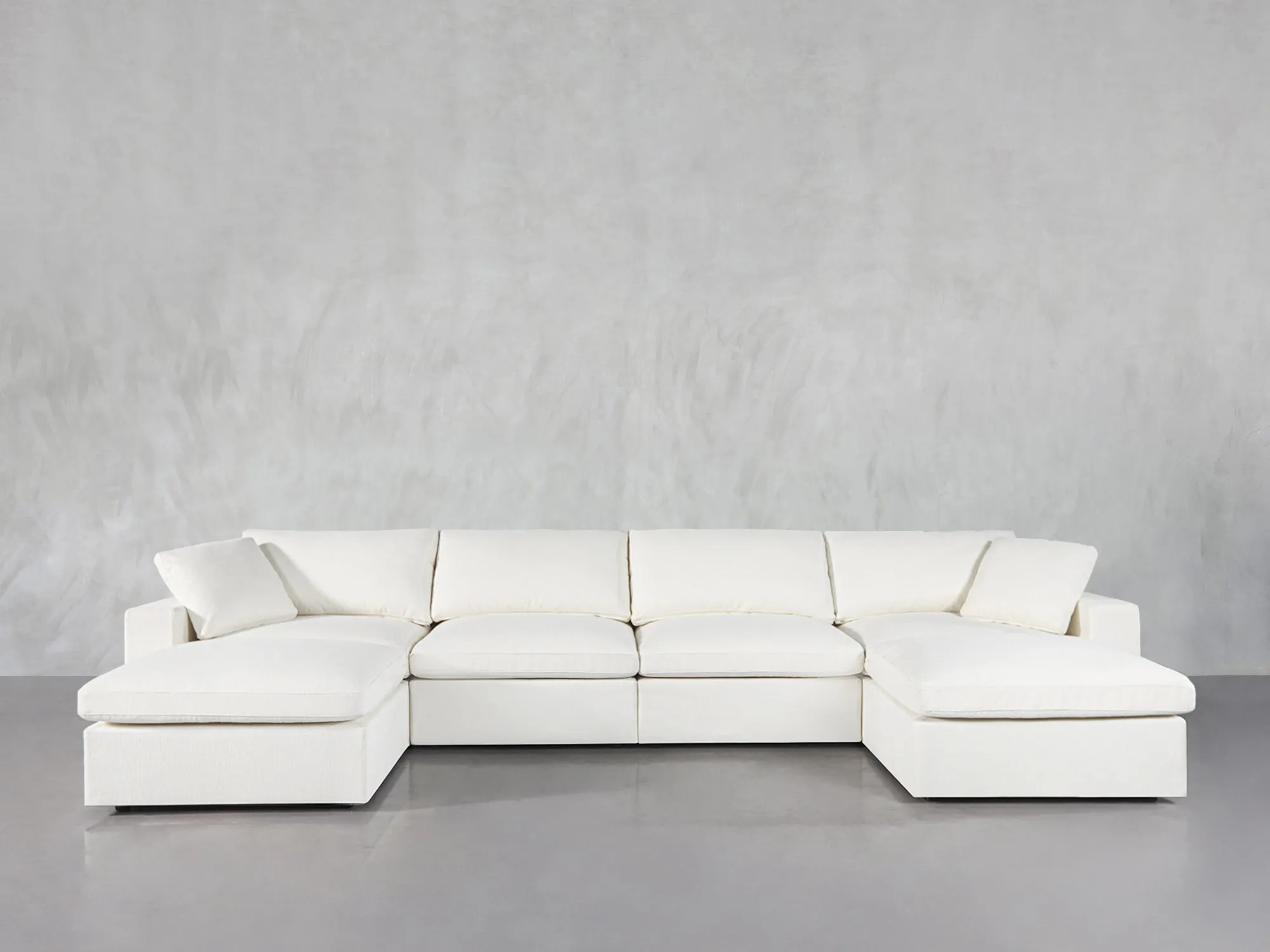 7th Avenue 6-Seat Modular Double Chaise Sectional by Couch.com