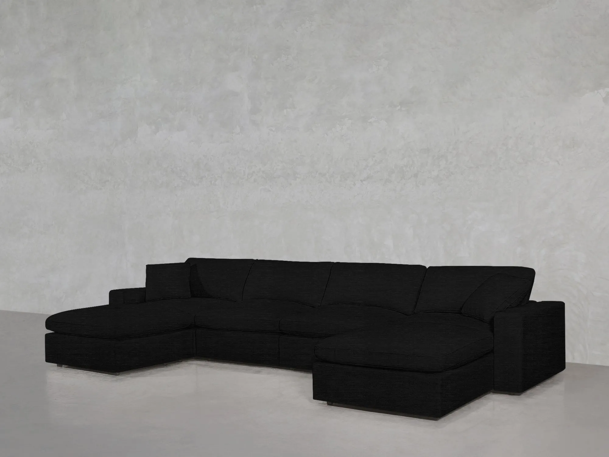 7th Avenue 6-Seat Modular Double Chaise Sectional by Couch.com