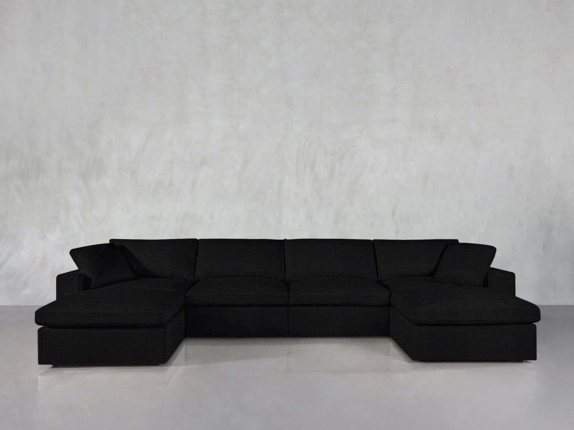 7th Avenue 6-Seat Modular Double Chaise Sectional by Couch.com