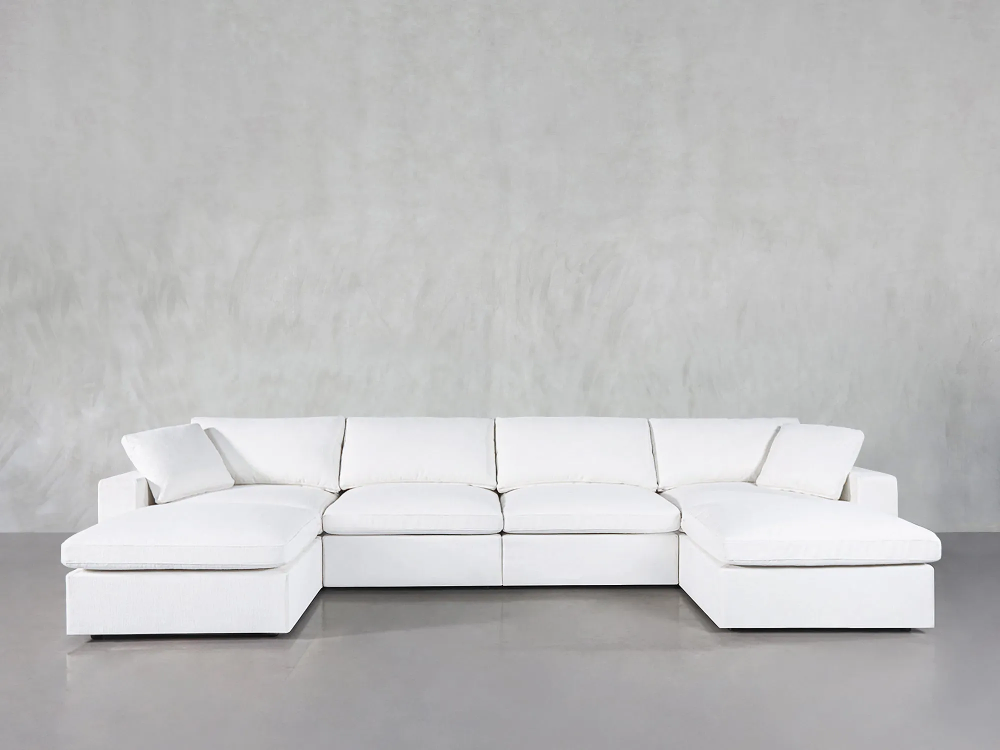 7th Avenue 6-Seat Modular Double Chaise Sectional by Couch.com