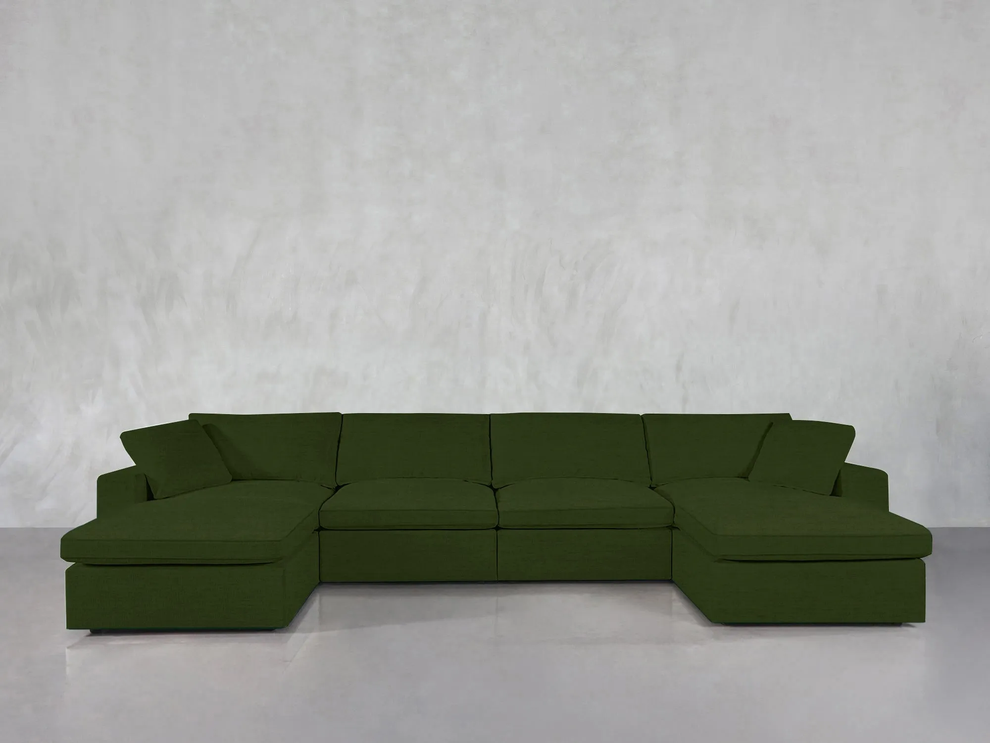 7th Avenue 6-Seat Modular Double Chaise Sectional by Couch.com