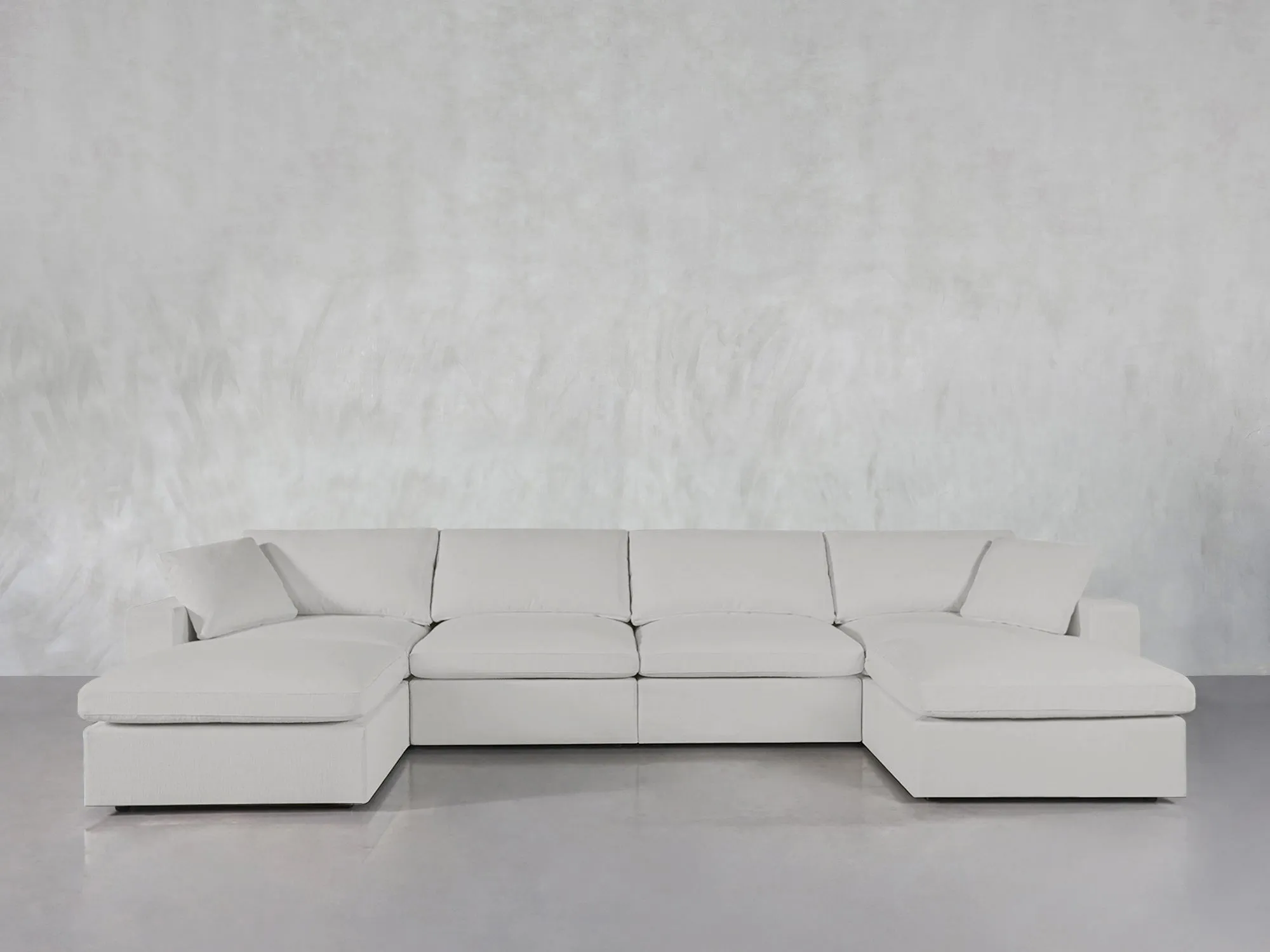 7th Avenue 6-Seat Modular Double Chaise Sectional by Couch.com