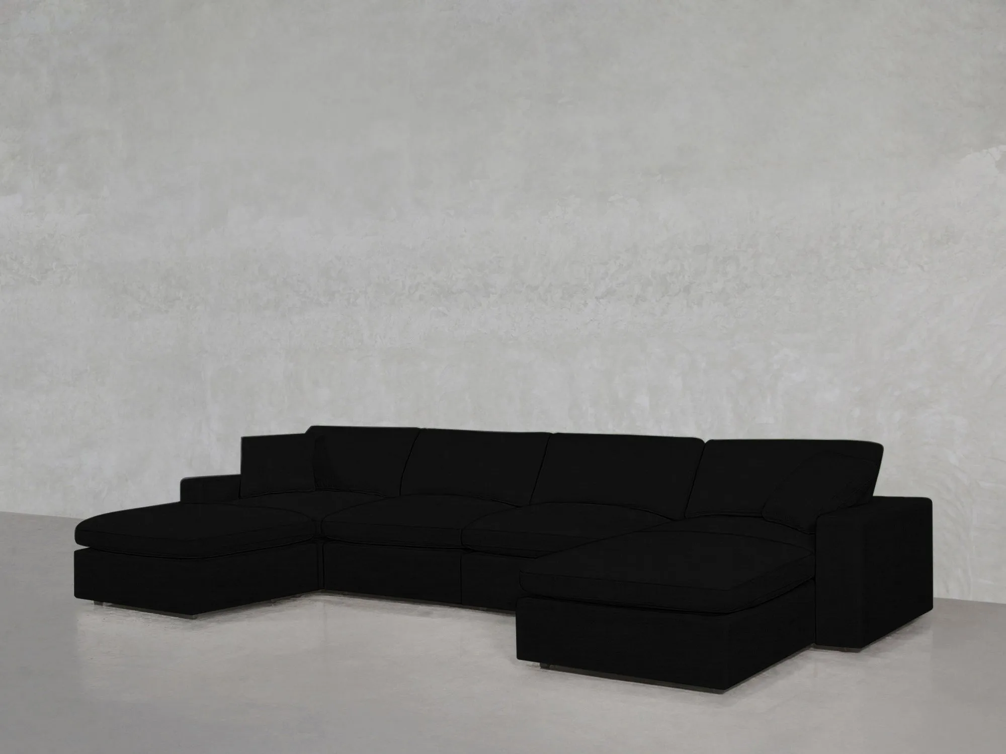 7th Avenue 6-Seat Modular Double Chaise Sectional by Couch.com