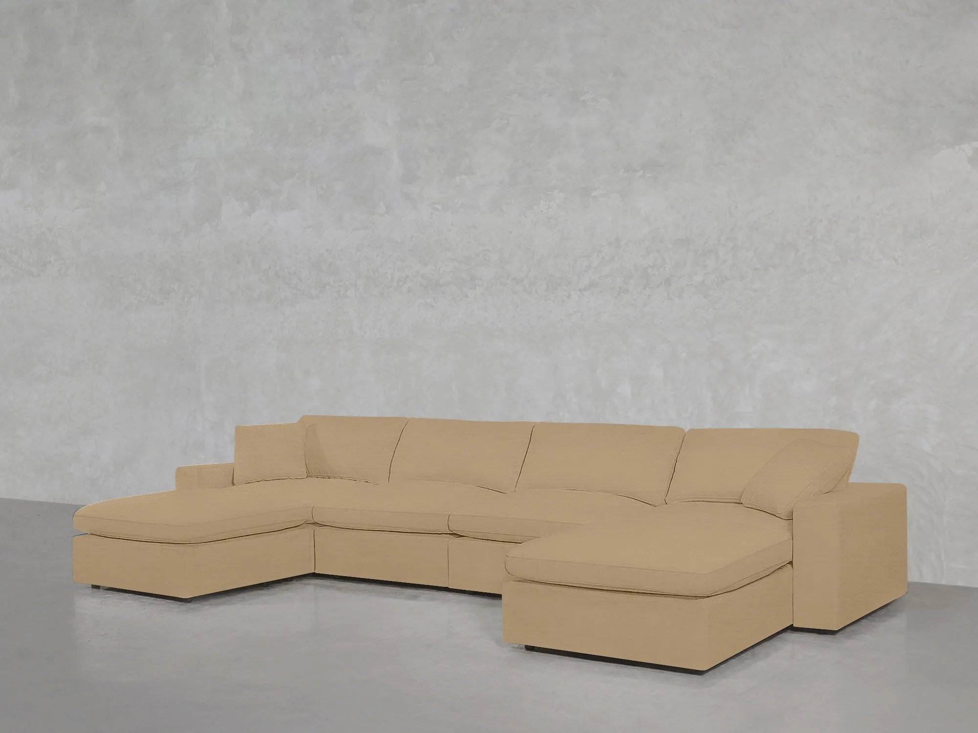 7th Avenue 6-Seat Modular Double Chaise Sectional by Couch.com