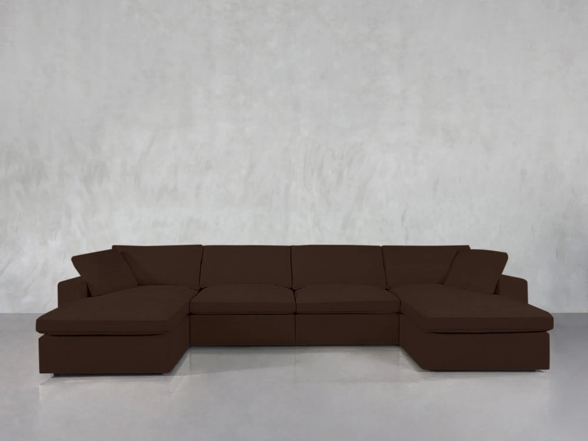 7th Avenue 6-Seat Modular Double Chaise Sectional by Couch.com