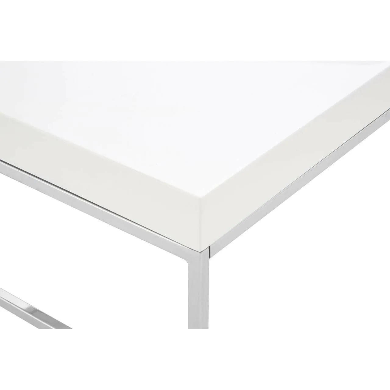 Allure Chrome Angled Legs Coffee Table