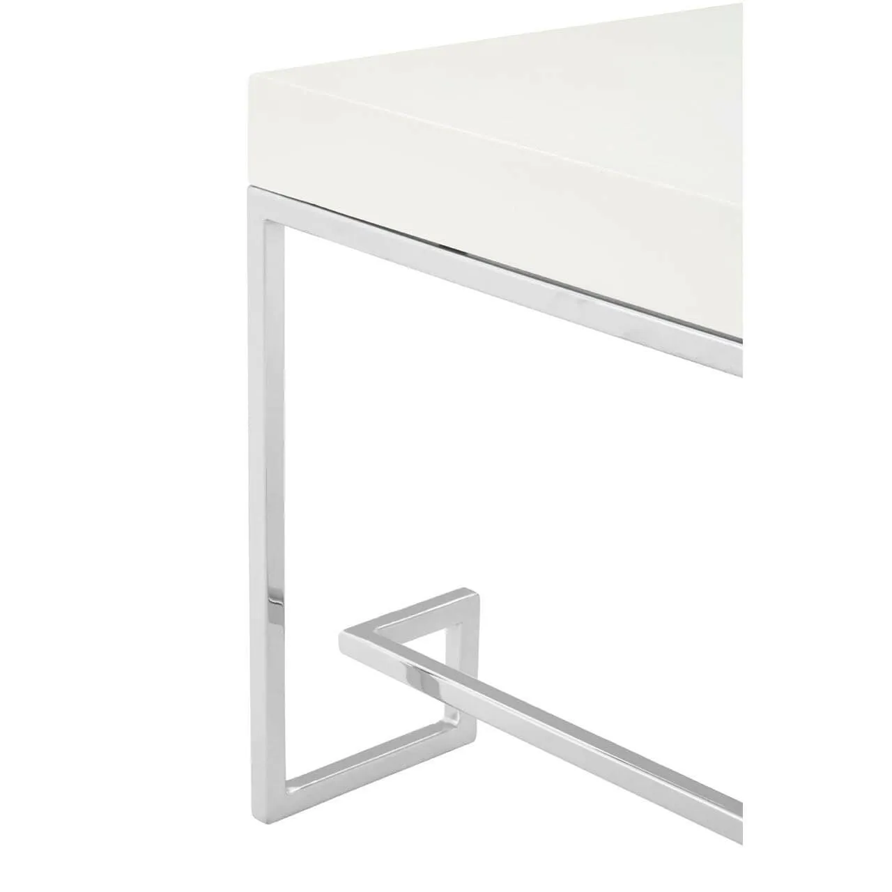 Allure Chrome Angled Legs Coffee Table
