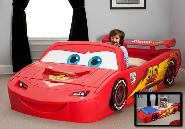 Cars Convertible Toddler-to-Twin Bed