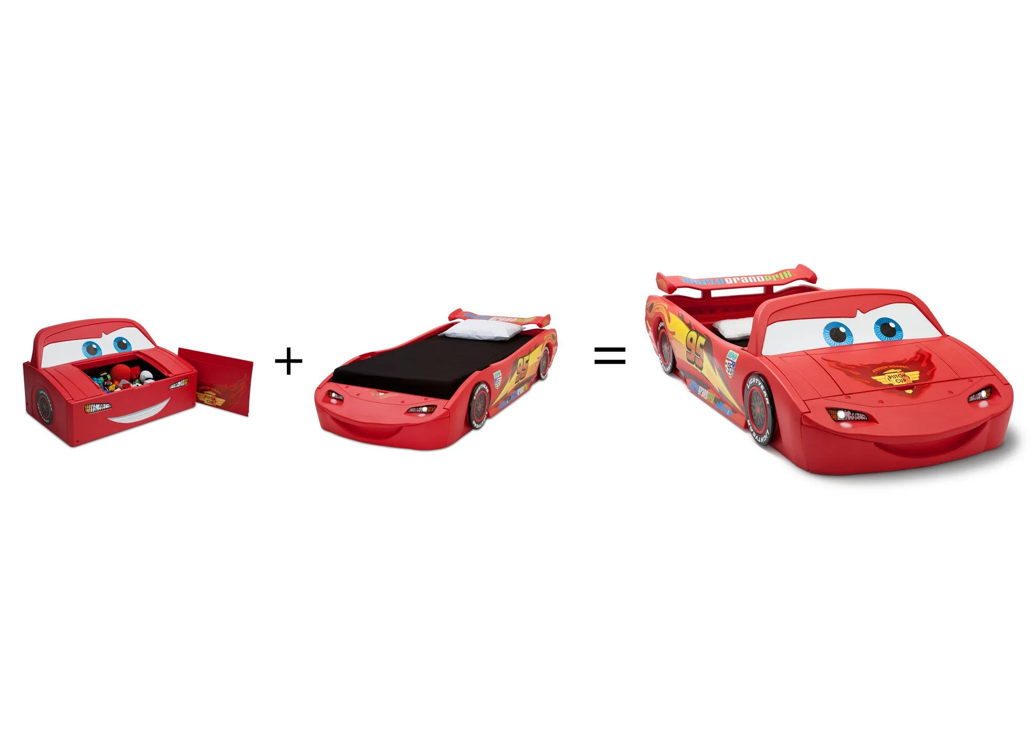 Cars Convertible Toddler-to-Twin Bed