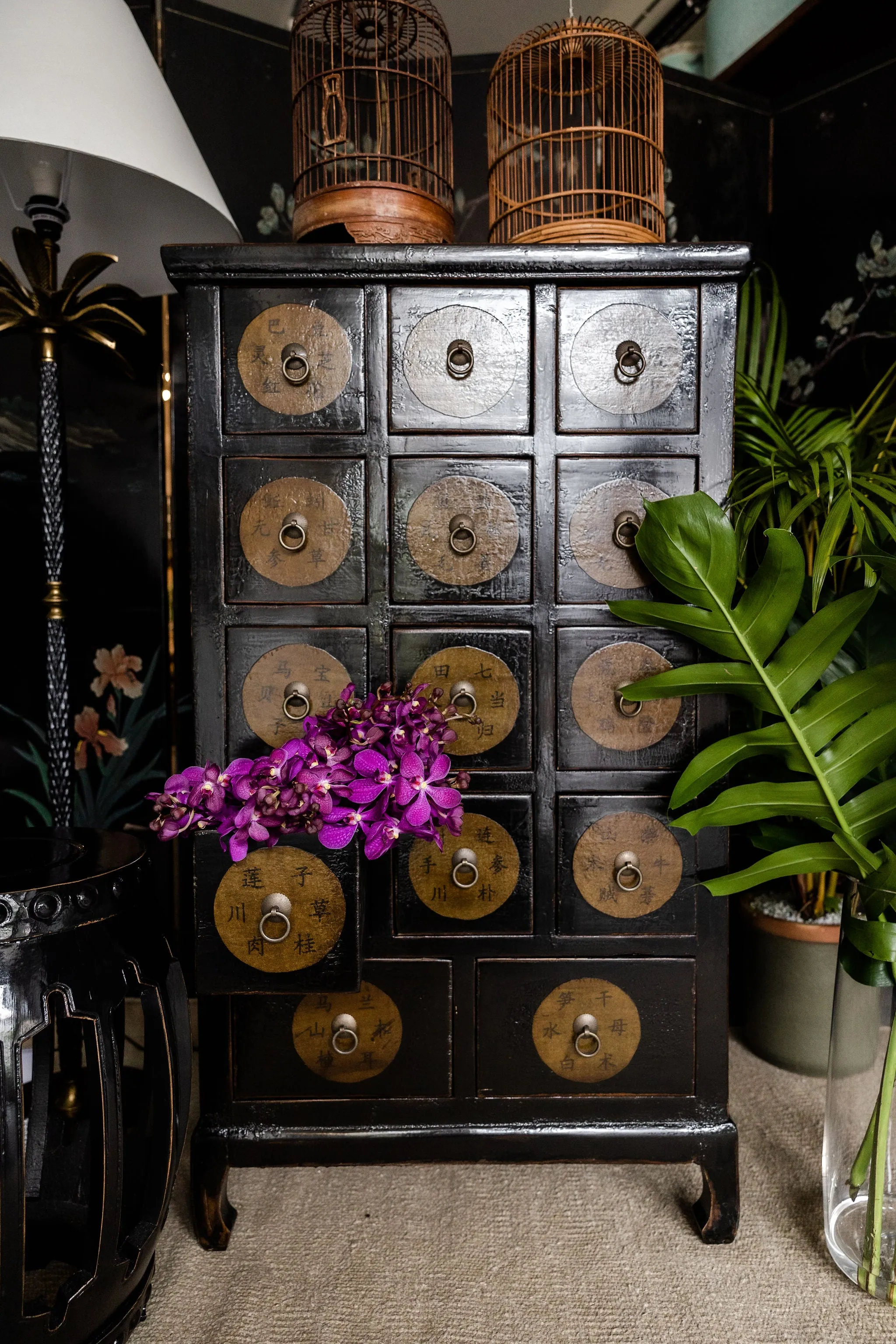 Chinese Medicine Cabinet with drawers