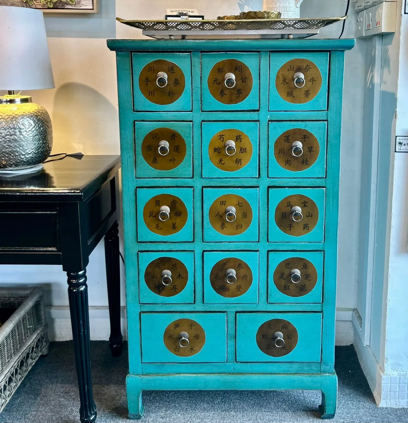 Chinese Medicine Cabinet with drawers