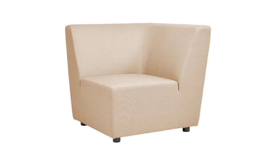 Cleo - Modular Upholstered Deep Seating Patio Corner Chair Axroma Olefin by Couch.com