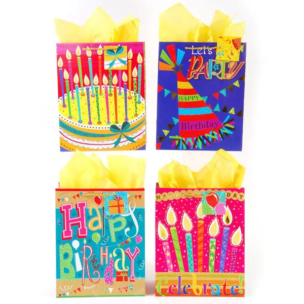 Extra Large Happy Happy Day Matte Finish - Hot Stamp 4 Designs