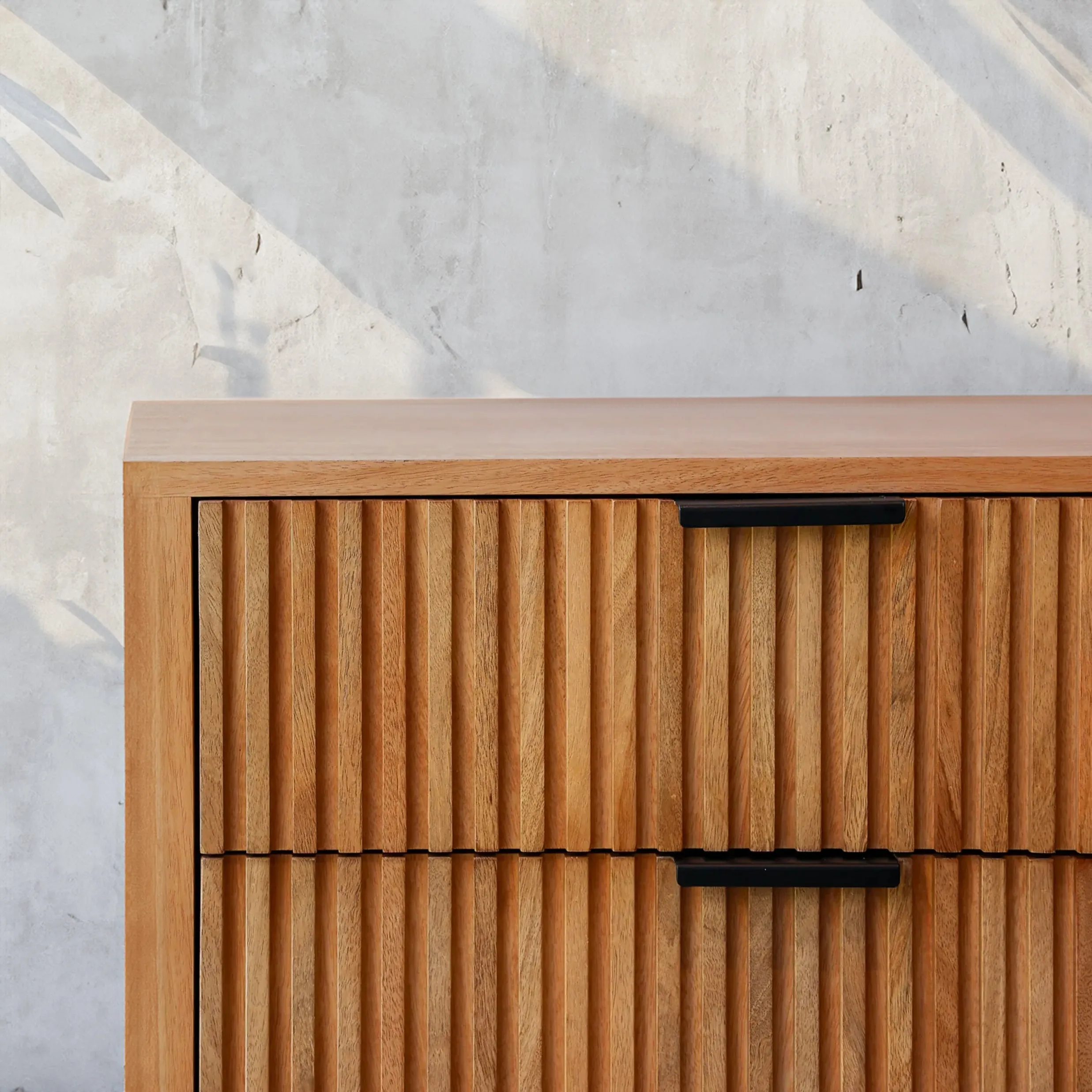Fluted Nightstand
