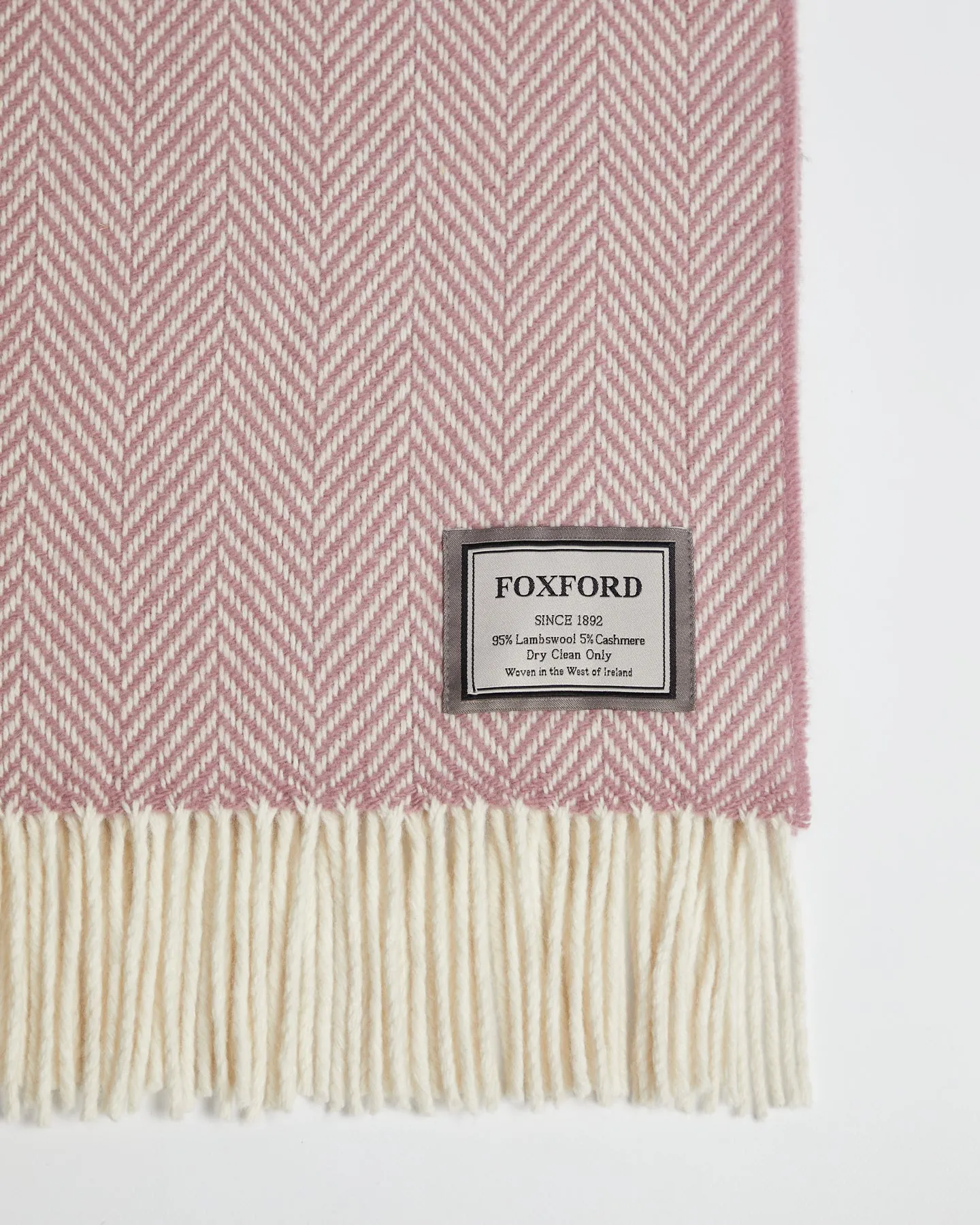 Foxford Maeve Extra Large Cashmere and Wool Throw