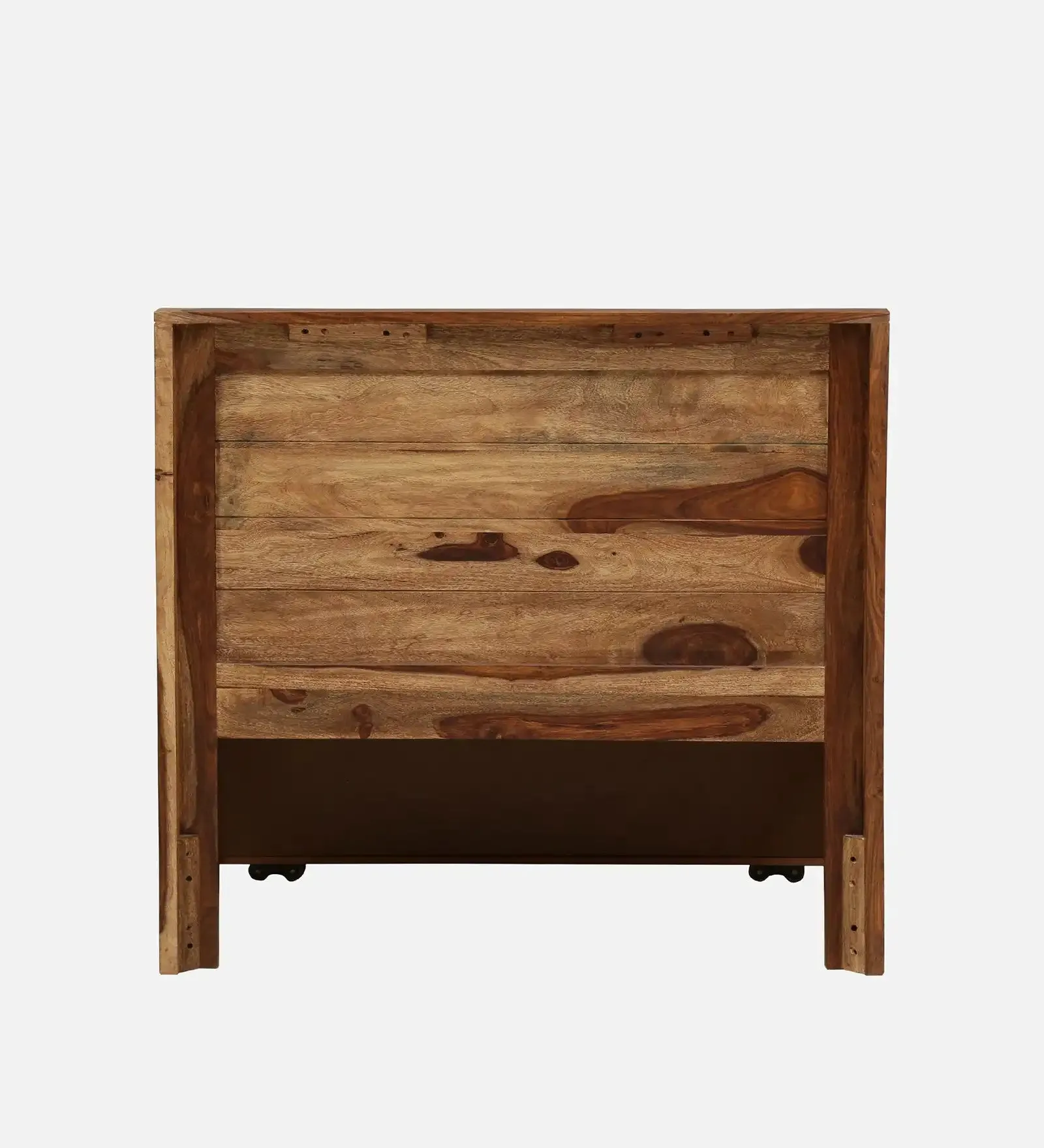 Harmonia Sheesham Wood Single Bed With Storage