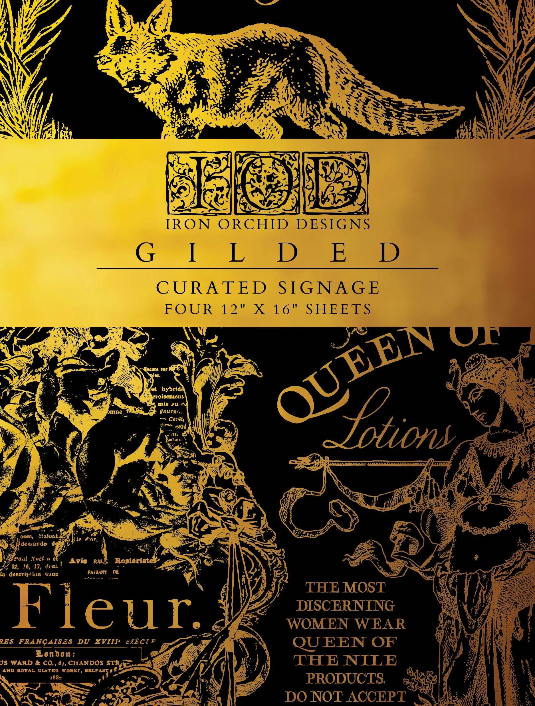 IOD Curated Signage Foil Transfer