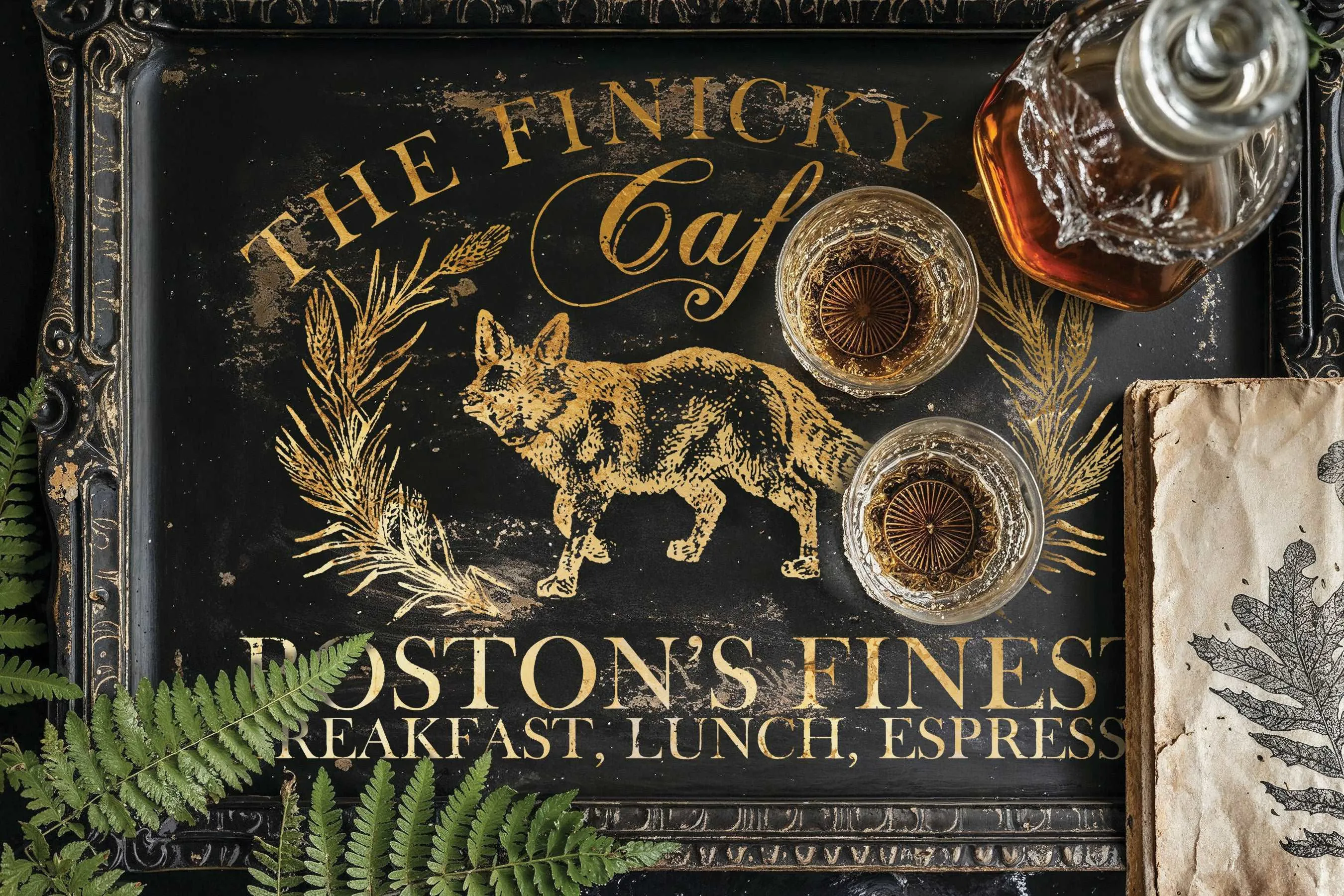IOD Curated Signage Foil Transfer