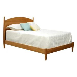 Kenton Solid Hardwood Mid-Century Modern Bed