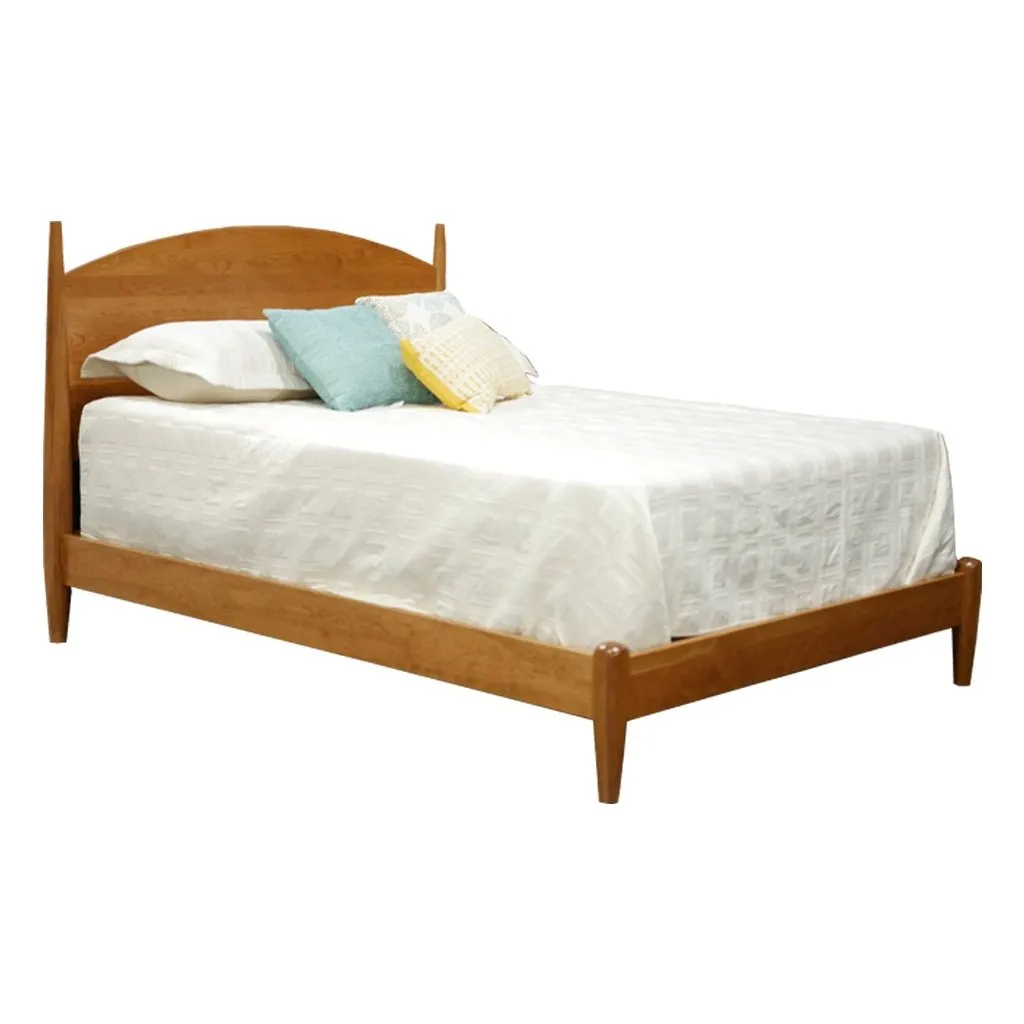Kenton Solid Hardwood Mid-Century Modern Bed