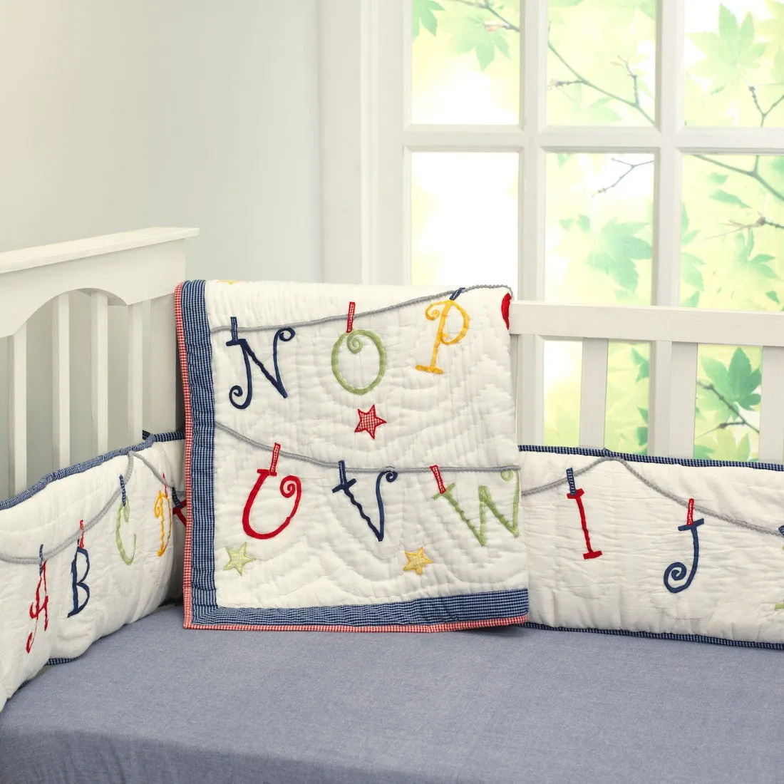 Now I Know My ABCs Boy Complete Bedding Set <br> With Free Personalisation