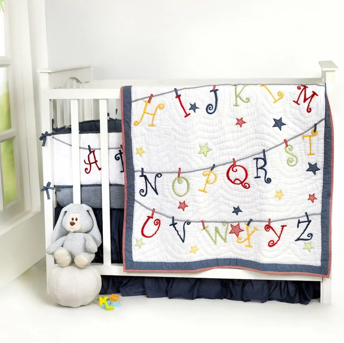 Now I Know My ABCs Boy Complete Bedding Set <br> With Free Personalisation