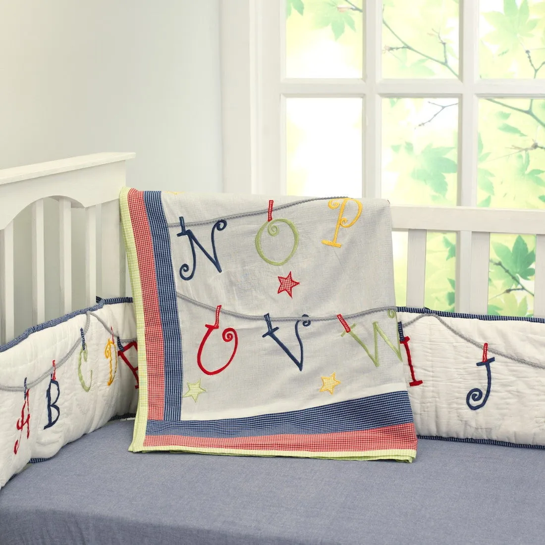 Now I Know My ABCs Boy Complete Bedding Set <br> With Free Personalisation