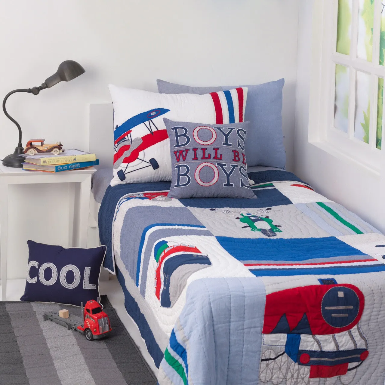 Off-We-Go! Kids Bedding Set <br> With Free Personalisation, Ages 3 to 15