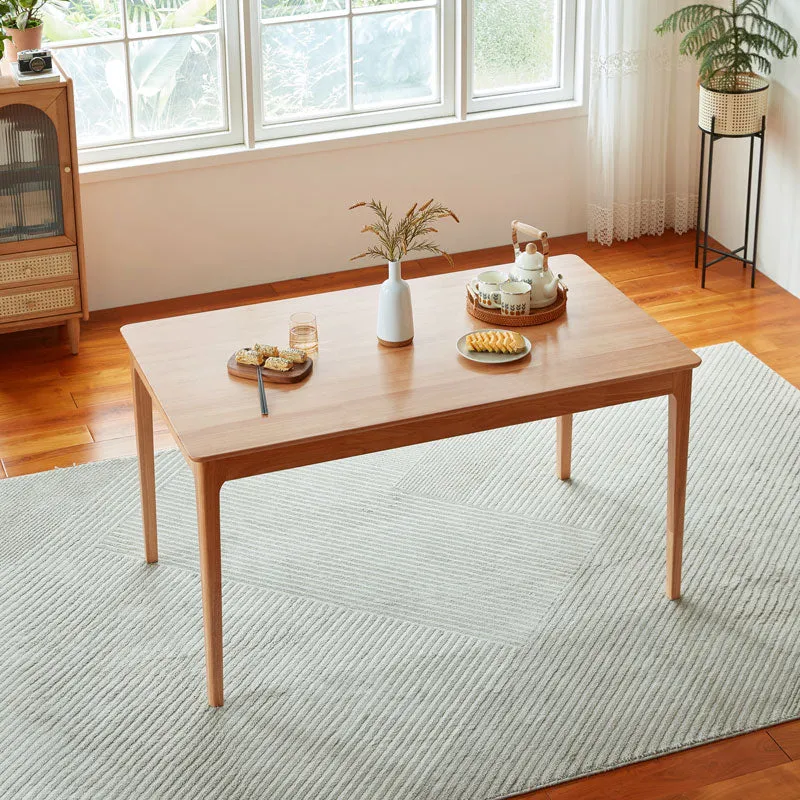 Organic Solid Wood Dining Table