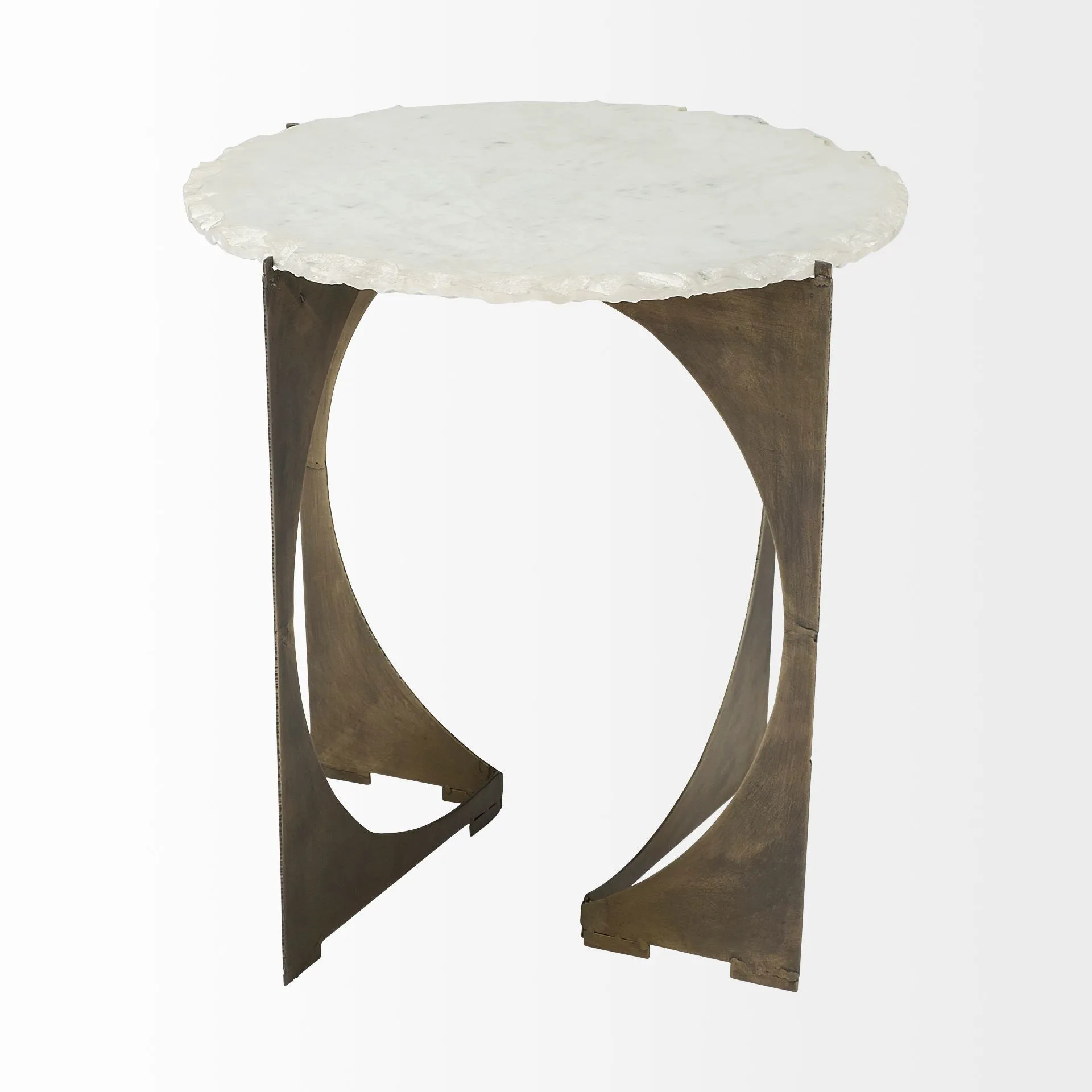 Reinhold End Table | White