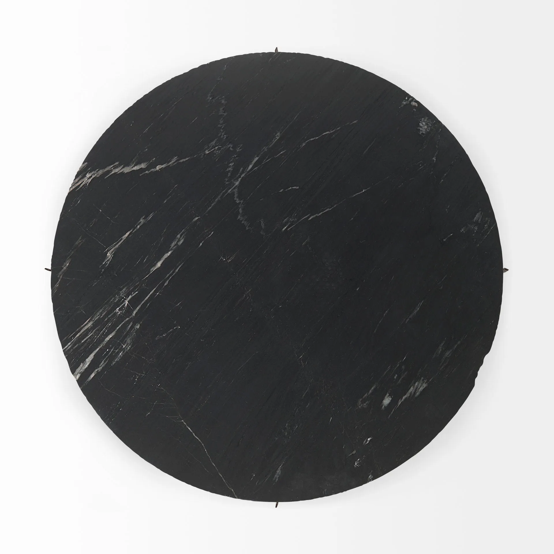 Reinhold Round Coffee Table | Black