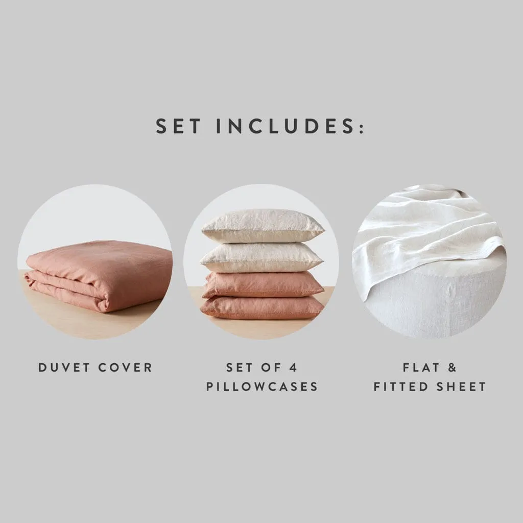 Stonewashed Linen Curated Bed Bundle