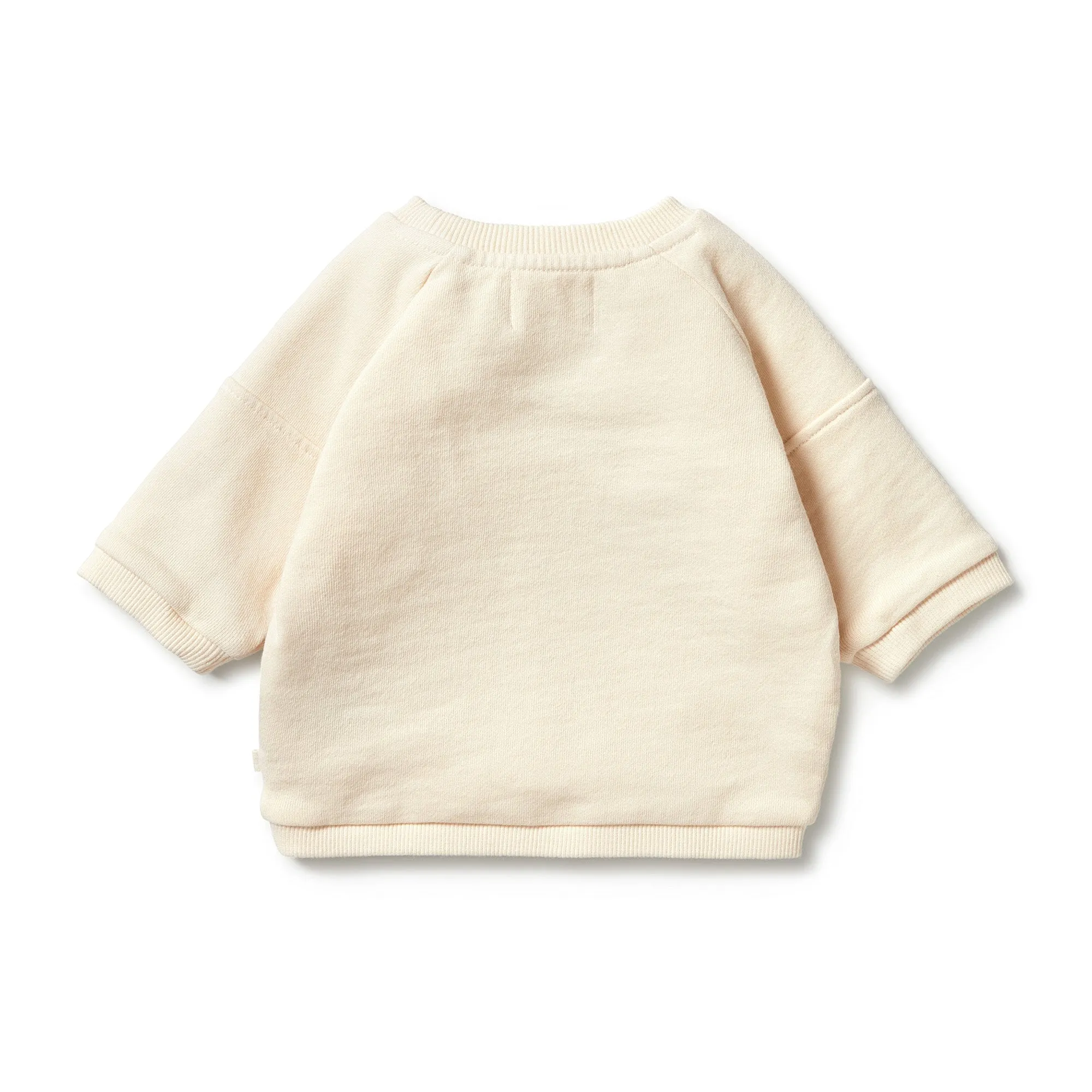 Wilson and Frenchy Organic Terry Spliced Sweat - Eggnog